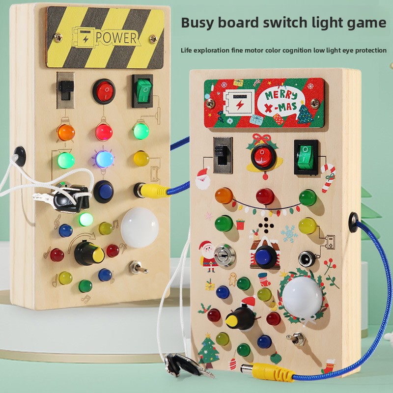 Montessori-Inspired Life Skill - đánh giá và giá Montessori Wooden Busy Board Toddler
