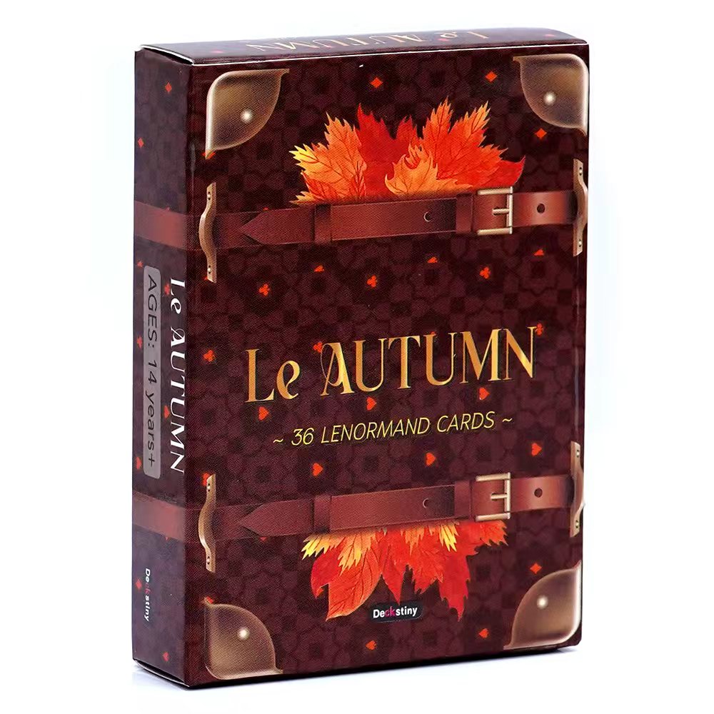 Lenormand Tarot Deck Le Autumn - đánh giá và giá Tarot Cards Deck With Guidebook