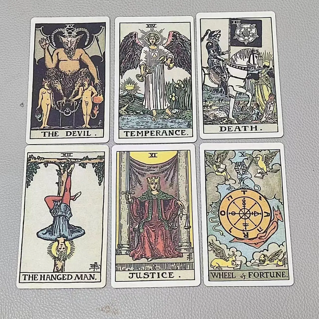 10.3*6cm The Classic Tarot 78  - đánh giá và giá Tarot Cards Deck With Guidebook