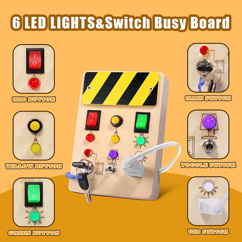 Montessori Busy Board Baby Sen - đánh giá và giá Montessori Wooden Busy Board Toddler