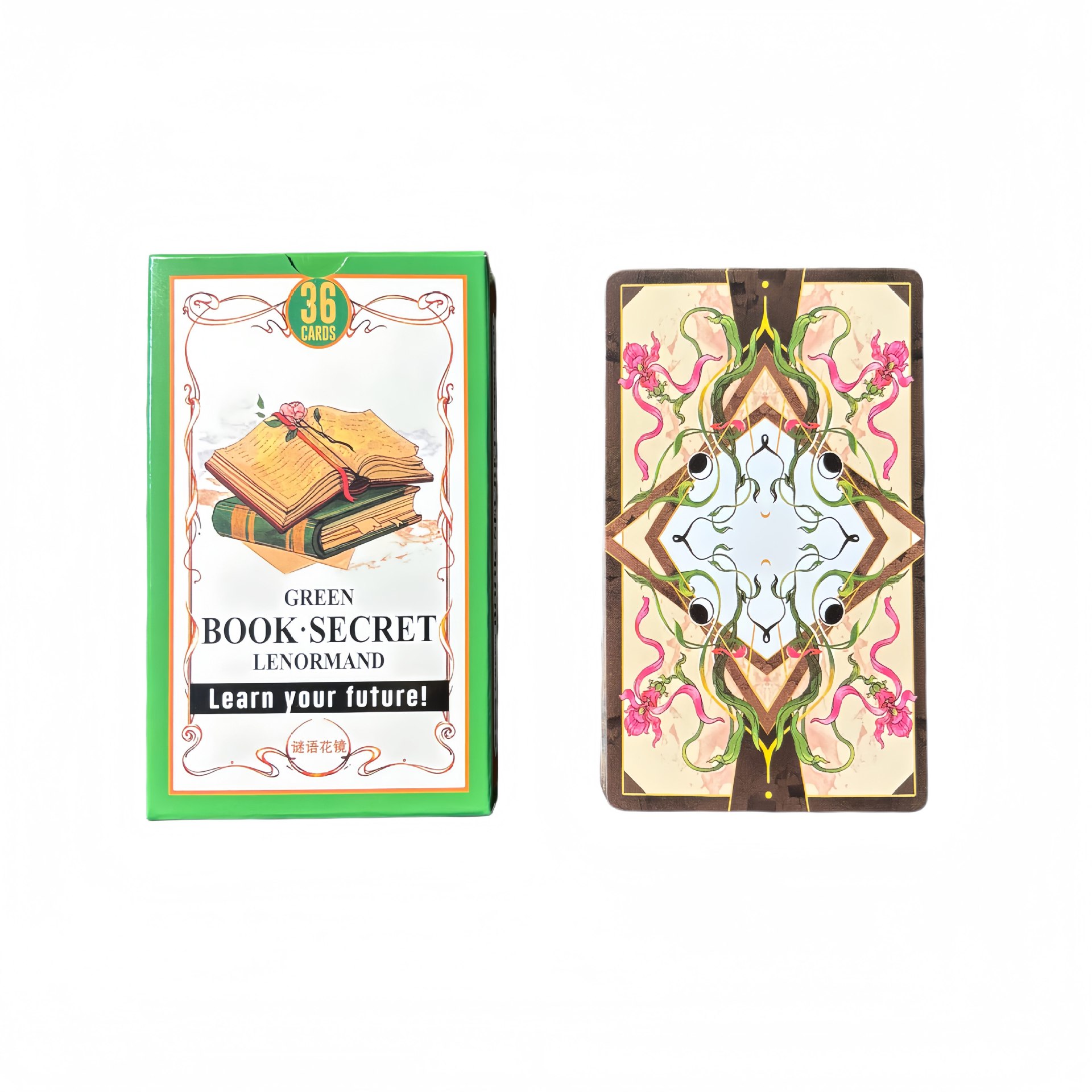 Green Book Secret Lenormand Or - đánh giá và giá Tarot Cards Deck With Guidebook