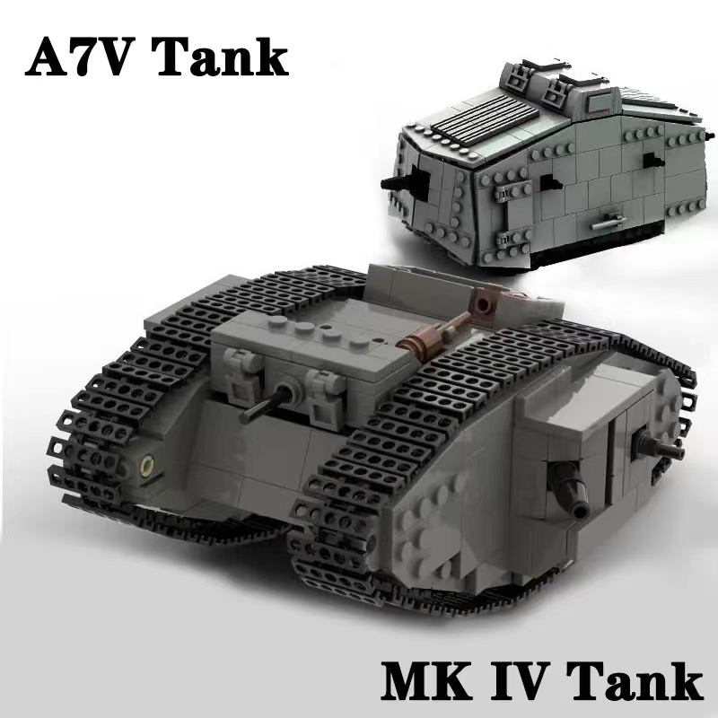 Hot Germany Military Building  - đánh giá và giá Lego Compatible Military Tank